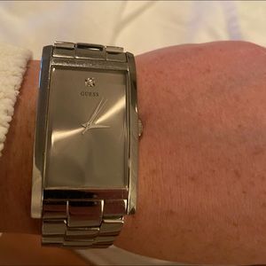 Guess sliver watch